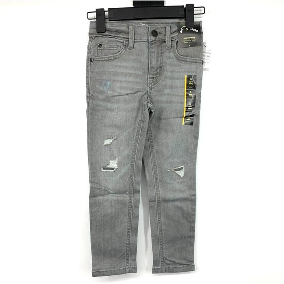 art class Other - Art Class Jeans Boys Size 5 Gray Super Skinny Distressed Stretch Adjust Waist
